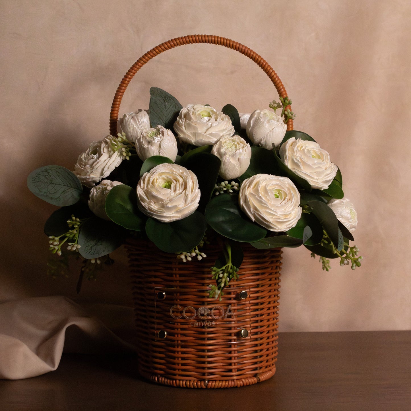 Cocoa Peony